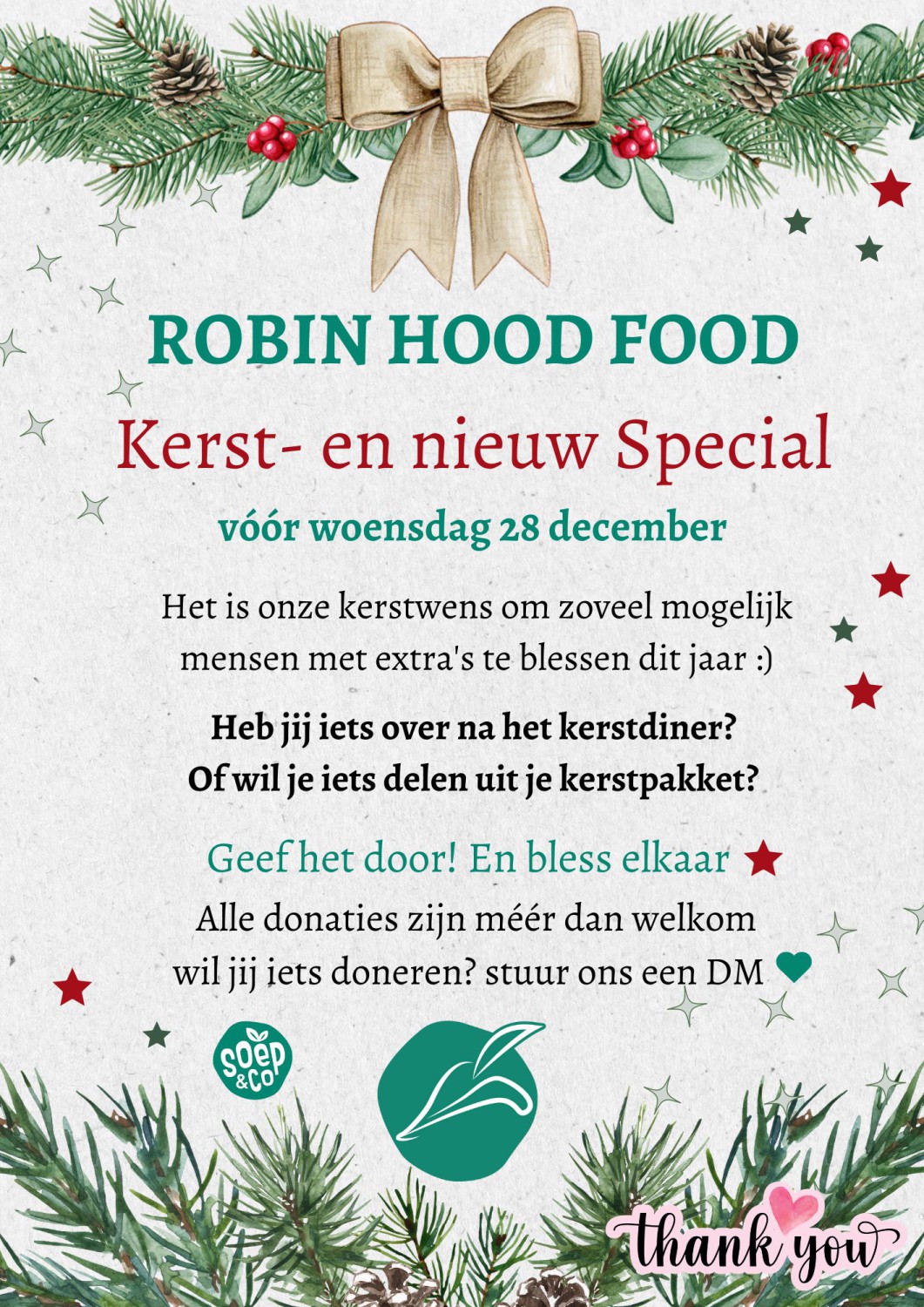 Robin Hood Food kerst- en nieuw special 